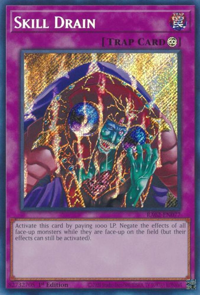 Drain de compétences (Secret Rare) [RA02-EN077] Secret Rare 
