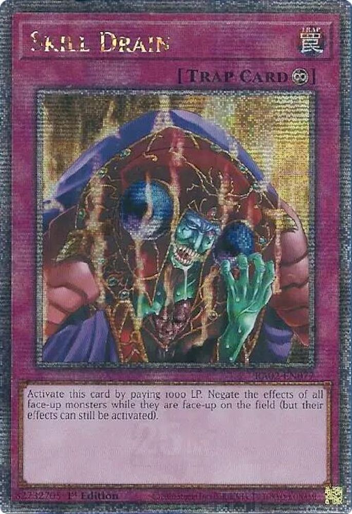 Skill Drain (Quarter Century Secret Rare) (RA02-EN077) - Quarter Century Secret Rare