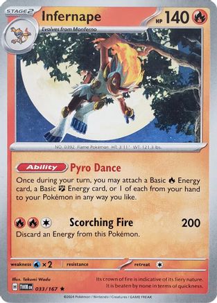 Infernape 033/167  - Rare