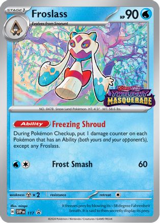 Froslass 117  - Holofoil - Promo
