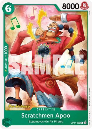 Scratchmen Apoo (OP07-028) - Common