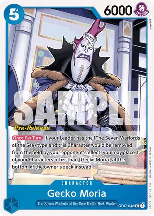 Gecko Moria (042) (OP07-042) - Common
