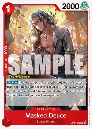 Masked Deuce (OP07-013) - Uncommon