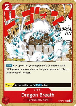 Dragon Breath (OP07-017) - Uncommon