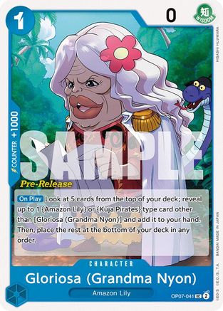 Gloriosa (Grandma Nyon) (OP07-041) - Uncommon