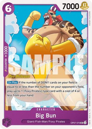 Big Bun (OP07-070) - Uncommon