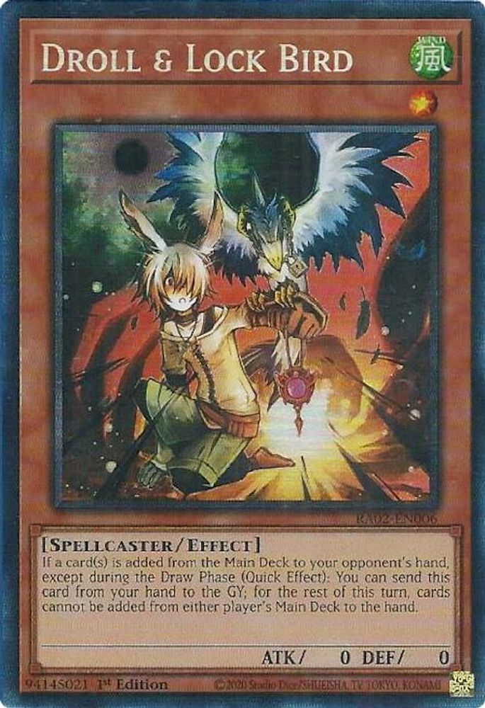 Droll & Lock Bird (PCR) (RA02-EN006) - Prismatic Collector's Rare