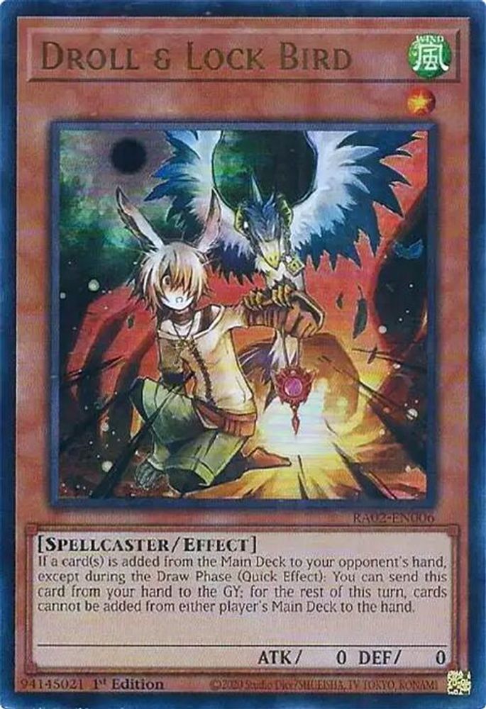 Droll & Lock Bird (UR) (RA02-EN006) - Ultra Rare