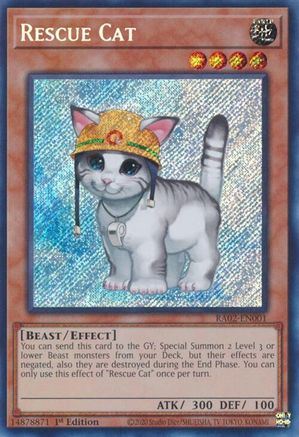 Chat de sauvetage (Secret Rare) [RA02-EN001] Secret Rare 