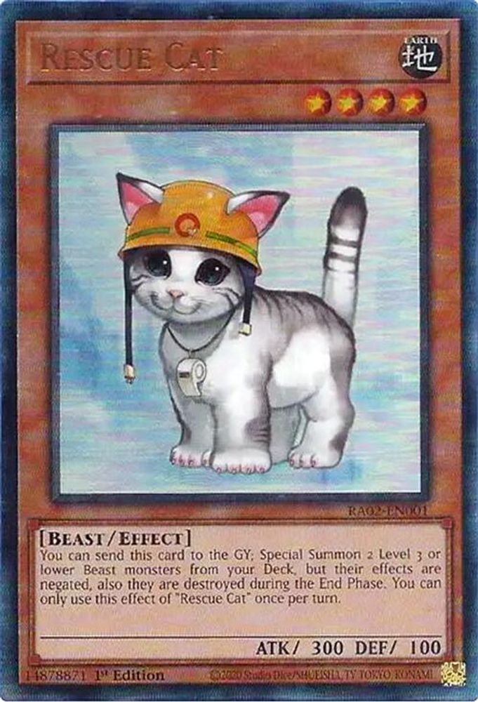 Chat de sauvetage (PUR) [RA02-EN001] Prismatic Ultimate Rare 