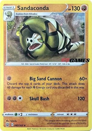 Sandaconda (EB Games Exclusive) 082/163  - Holofoil - Promo
