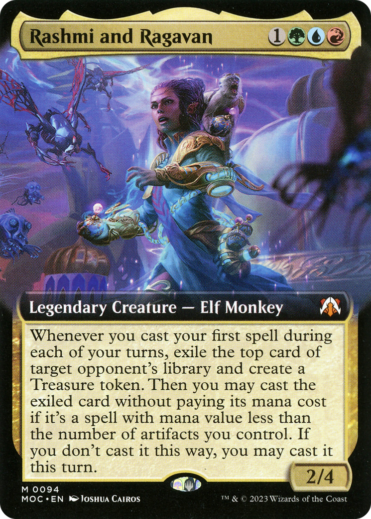 Rashmi et Ragavan (Extended Art) [Marche du commandant de la machine] 