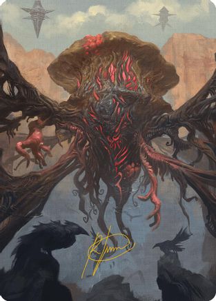 Inversion Behemoth Art Card (Gold-Stamped Signature) (ASMH3-027) - Art Series: Modern Horizons 3