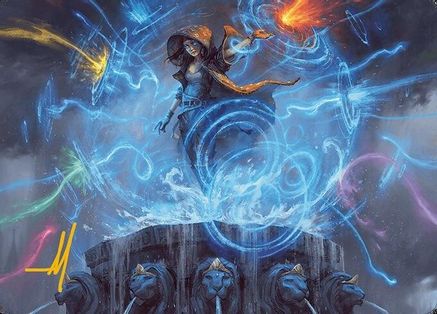 Flusterstorm Art Card (Gold-Stamped Signature) (ASMH3-054) - Art Series: Modern Horizons 3