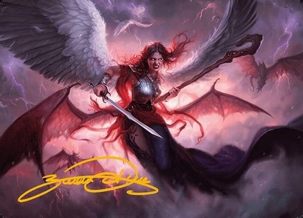 Kaalia of the Vast Art Card (Gold-Stamped Signature) (ASMH3-022) - Art Series: Modern Horizons 3