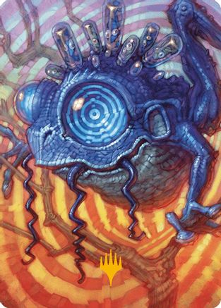 Psychic Frog Art Card (Gold-Stamped Planeswalker Symbol) (ASMH3-041) - Art Series: Modern Horizons 3