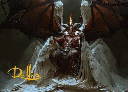 Shilgengar, Sire of Famine Art Card (Gold-Stamped Signature) (ASMH3-004) - Art Series: Modern Horizons 3