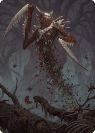 Grist, the Plague Swarm Art Card (ASMH3-018) - Art Series: Modern Horizons 3