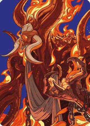 Phlage, Titan of Fire's Fury Art Card (ASMH3-050) - Art Series: Modern Horizons 3