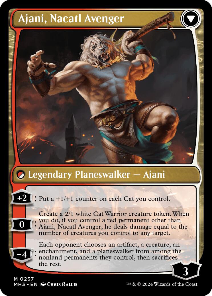 Ajani, Nacatl Pariah [Promotions avant-première de Modern Horizons 3] 