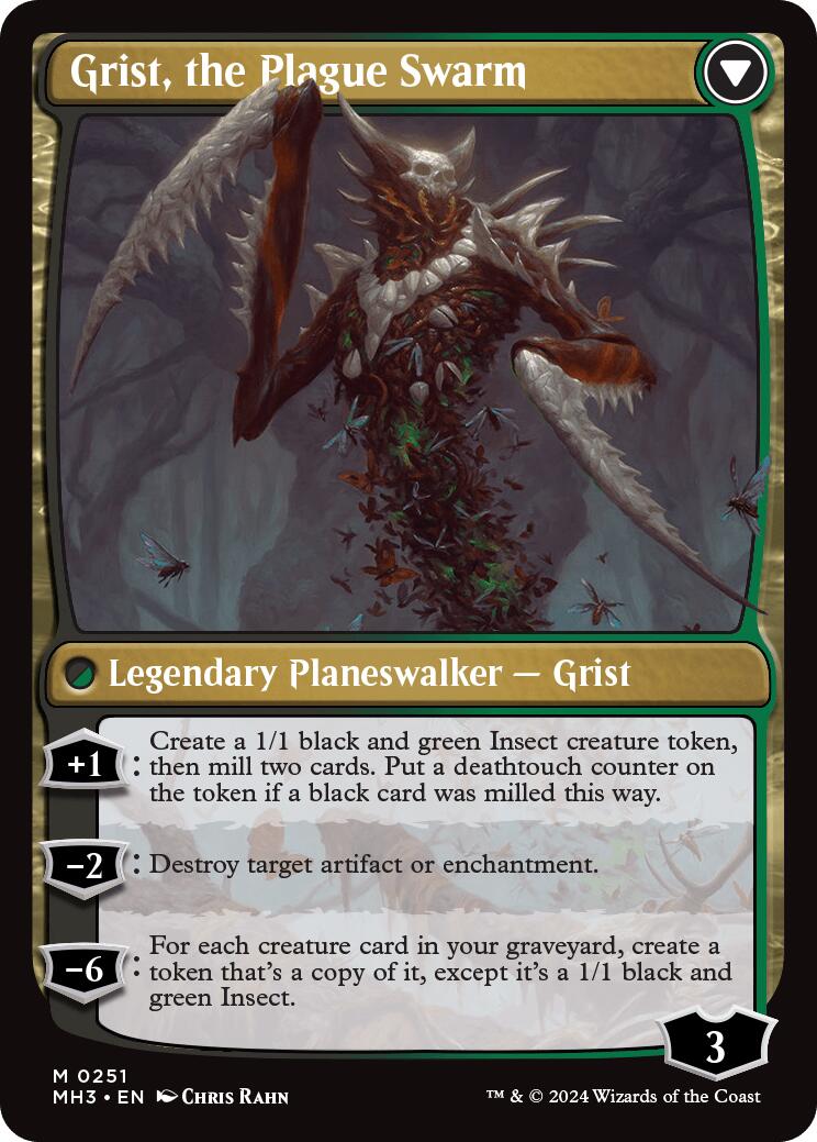 Grist, Voracious Larva (PRE-251) - Modern Horizons 3 Promos Foil