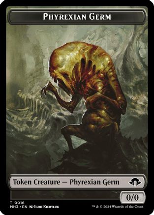 Phyrexian Germ // Soldier Double-Sided Token (MH3-16 // 7) - Modern Horizons 3 Foil