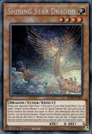 Dragon étoile brillante [BLTR-EN002] Secret Rare 