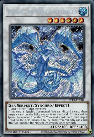 Brionac, le dragon de glace magique [BLTR-EN004] Secret Rare 