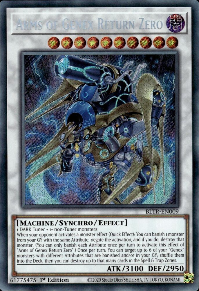 Armes de Genex Return Zero [BLTR-EN009] Secret Rare 