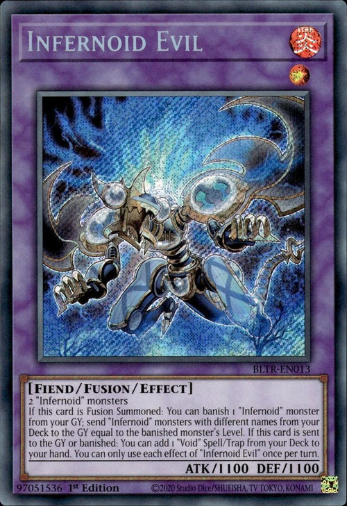 Infernoid Evil (BLTR-EN013) - Secret Rare