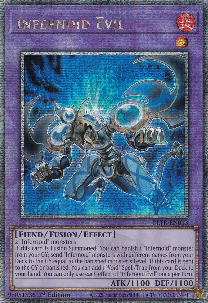 Infernoid Evil (Quarter Century Secret Rare) (BLTR-EN013) - Quarter Century Secret Rare