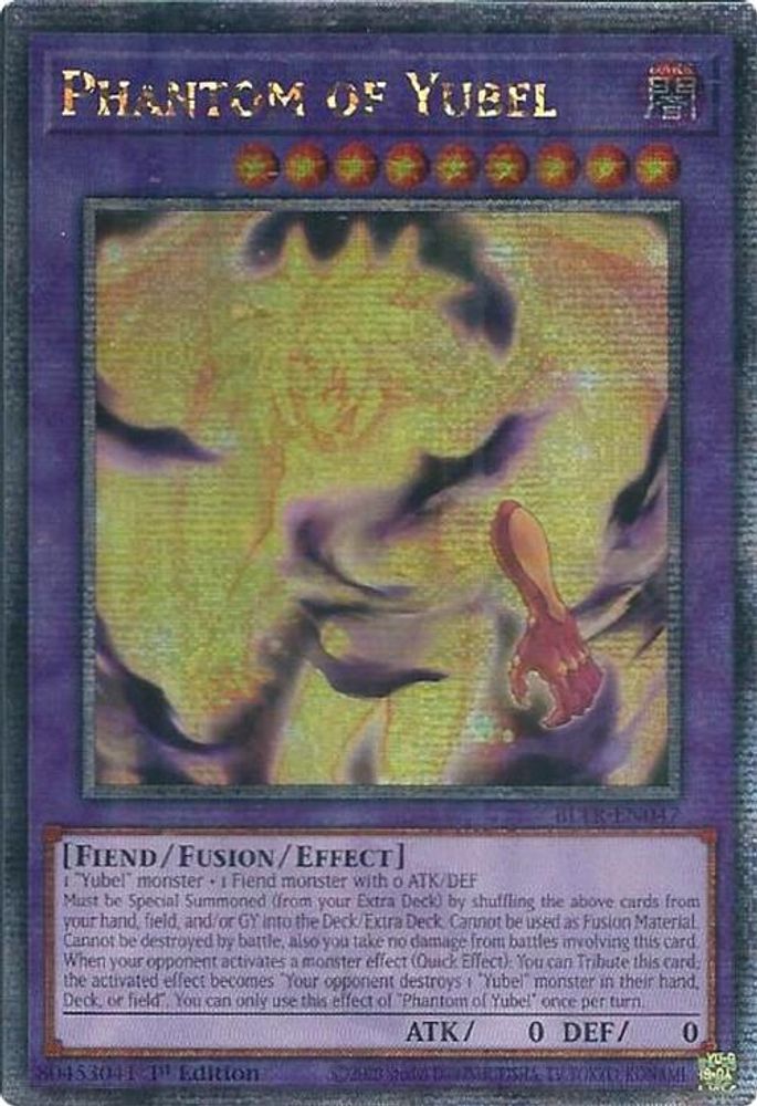 Phantom of Yubel (Quarter Century Secret Rare) (BLTR-EN047) - Quarter Century Secret Rare