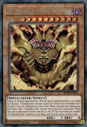 Le légendaire Exodia incarné [BLTR-EN051] Secret Rare 