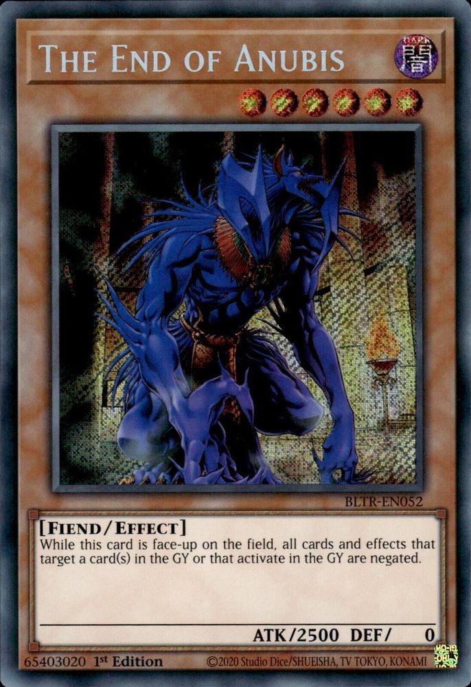 The End of Anubis (BLTR-EN052) - Secret Rare