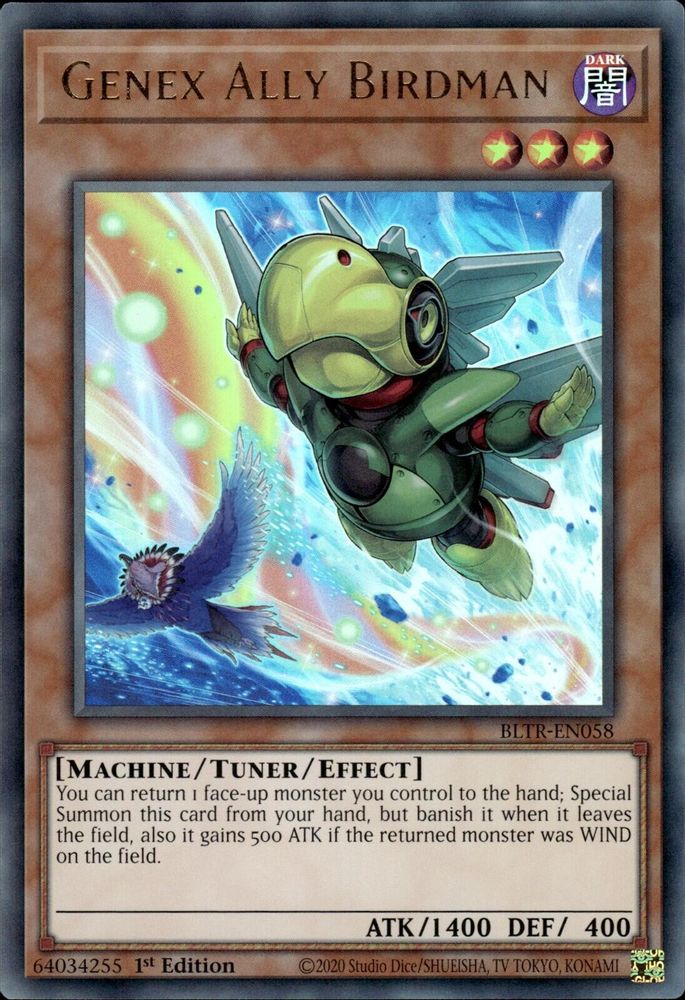 Genex Ally Birdman (Alternate Art) (BLTR-EN058) - Ultra Rare