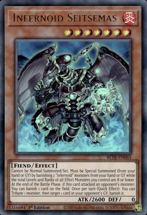 Infernoid Seitsemas (BLTR-EN063) - Battles of Legend: Terminal Revenge 1st Edition