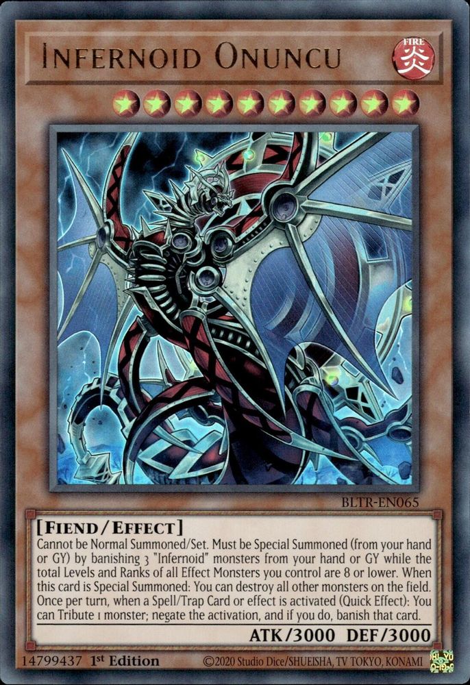 Infernoid Onuncu (BLTR-EN065) - Ultra Rare