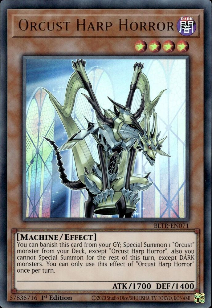 Orcust Harp Horror (BLTR-EN071) - Ultra Rare