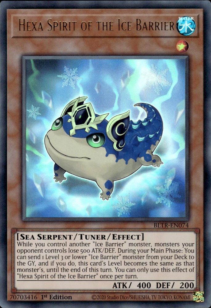 Hexa Spirit of the Ice Barrier (BLTR-EN074) - Ultra Rare