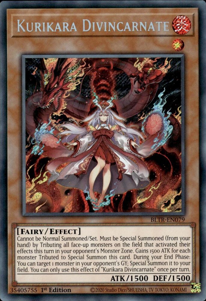 Kurikara Divincarnate (BLTR-EN079) - Secret Rare