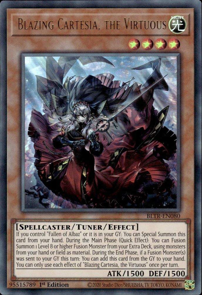 Blazing Cartesia, the Virtuous (BLTR-EN080) - Ultra Rare