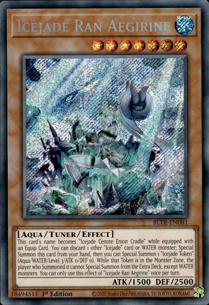 Icejade Ran Aegirine (BLTR-EN081) - Secret Rare
