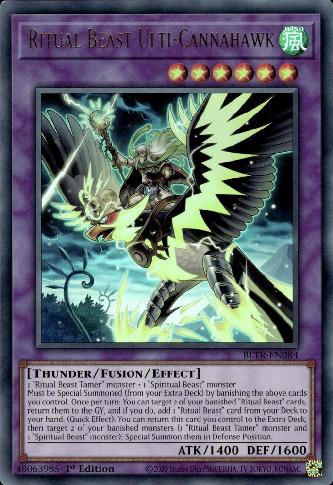Ritual Beast Ulti-Cannahawk (BLTR-EN084) - Ultra Rare