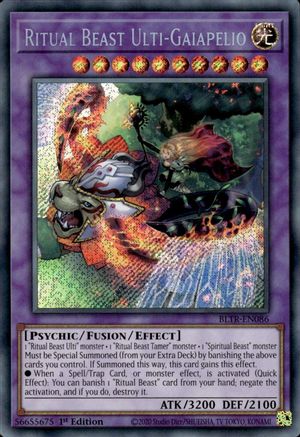 Ritual Beast Ulti-Gaiapelio [BLTR-EN086] Secret Rare