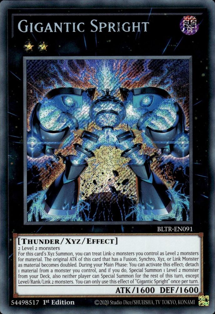 Gigantic Spright (BLTR-EN091) - Secret Rare