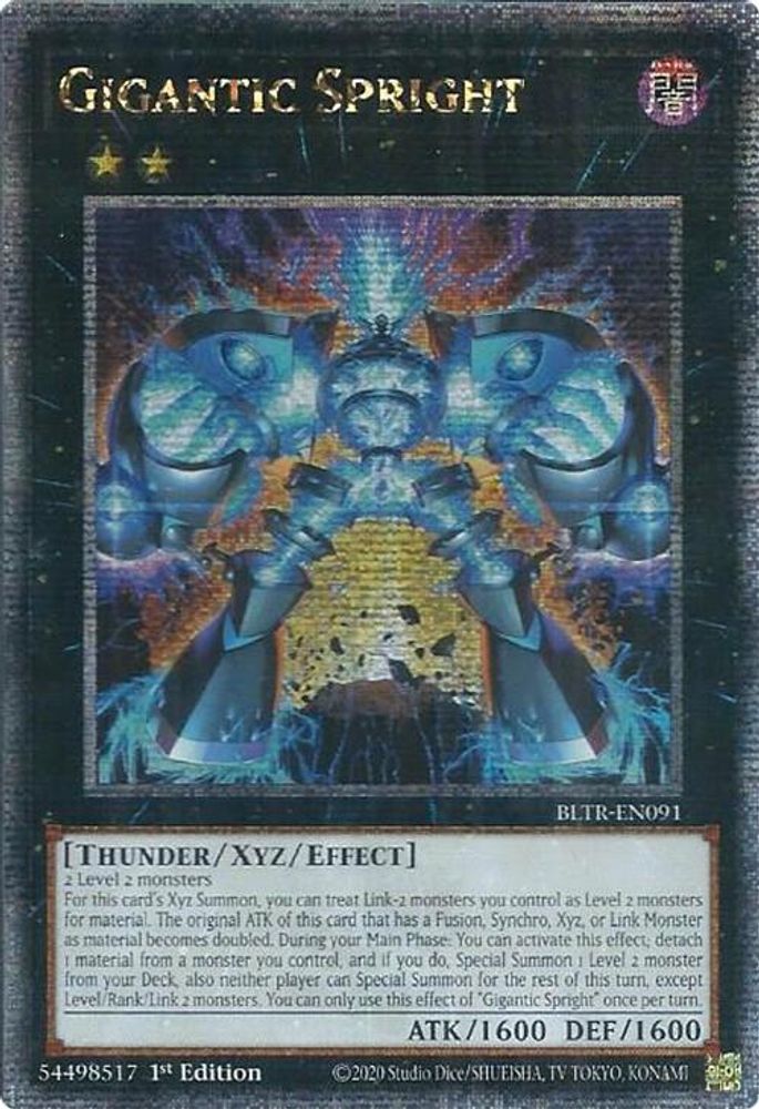 Gigantic Spright (Quarter Century Secret Rare) (BLTR-EN091) - Quarter Century Secret Rare