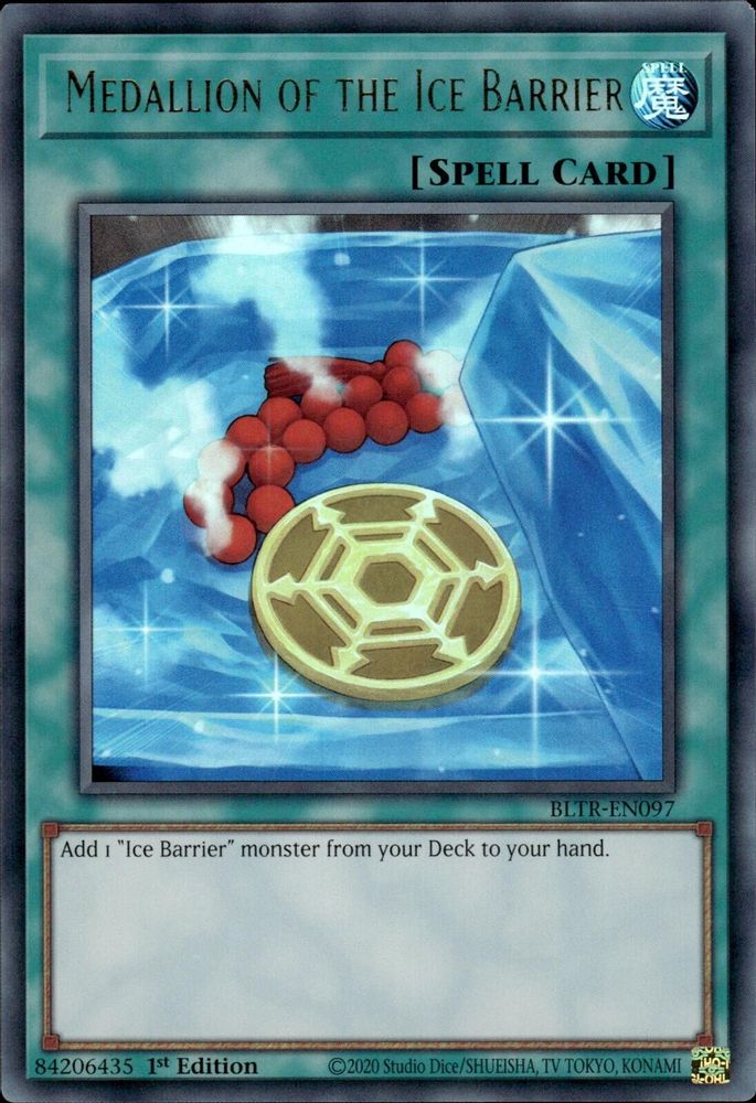 Medallion of the Ice Barrier (BLTR-EN097) - Ultra Rare