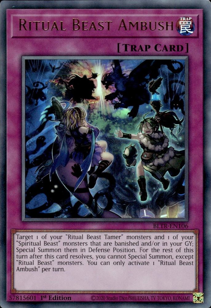 Ritual Beast Ambush (BLTR-EN106) - Ultra Rare