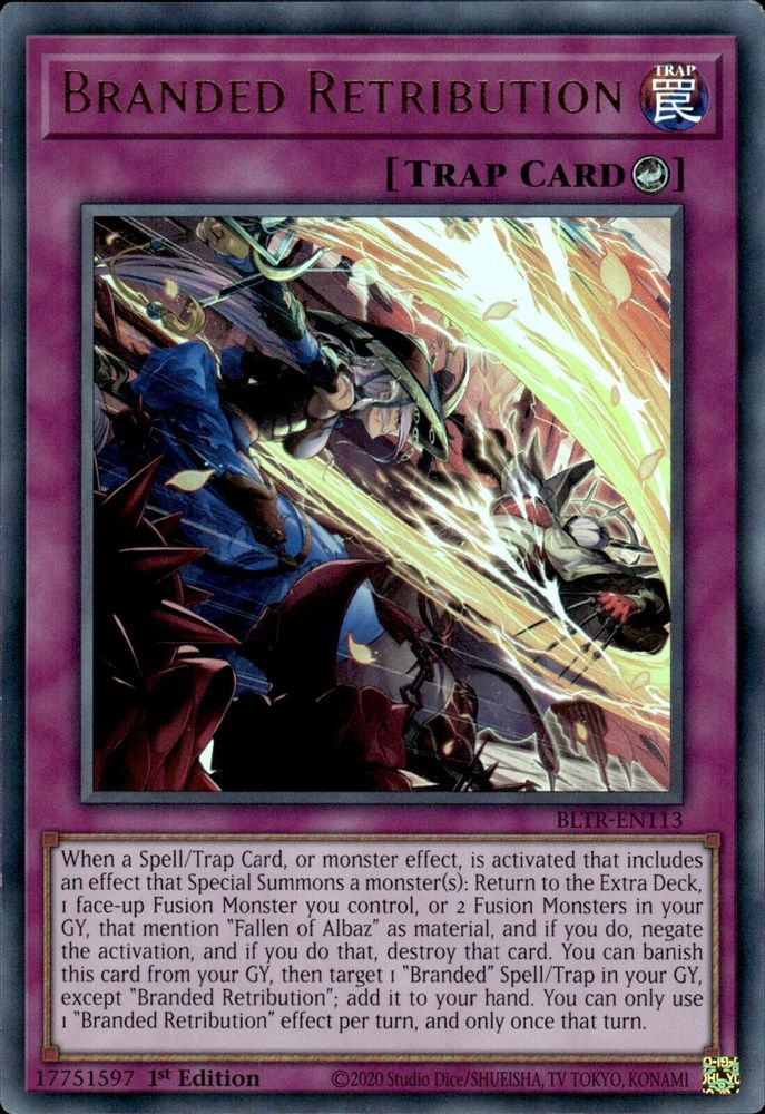 Branded Retribution (BLTR-EN113) - Ultra Rare