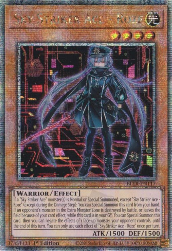 Sky Striker Ace - Roze (Art alternatif) (Quarter Century Secret Rare) [BLTR-EN117] Quarter Century Secret Rare 